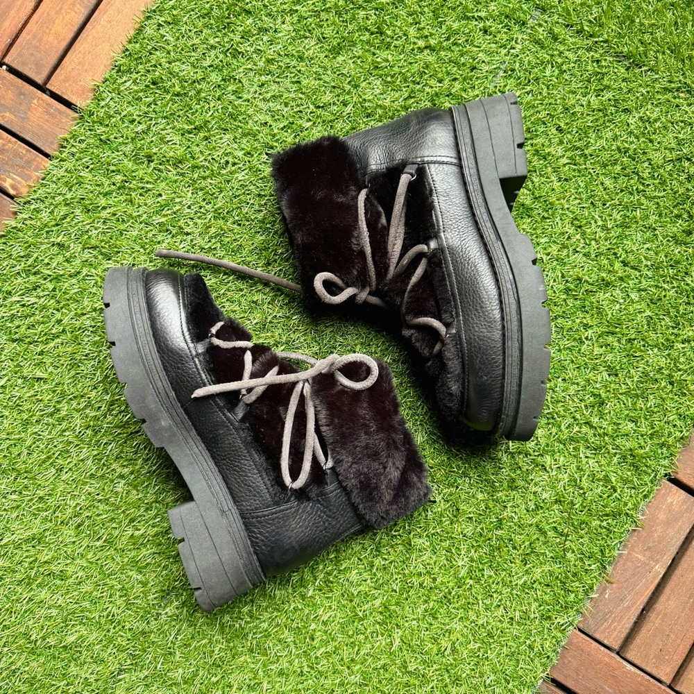 Free People Polar Queen Faux Fur Boots